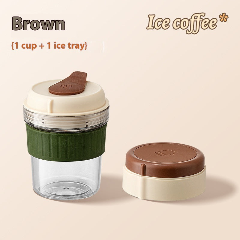 500ML Iced Coffee Cup – Portable Bottle for Office, Camping, and Travel