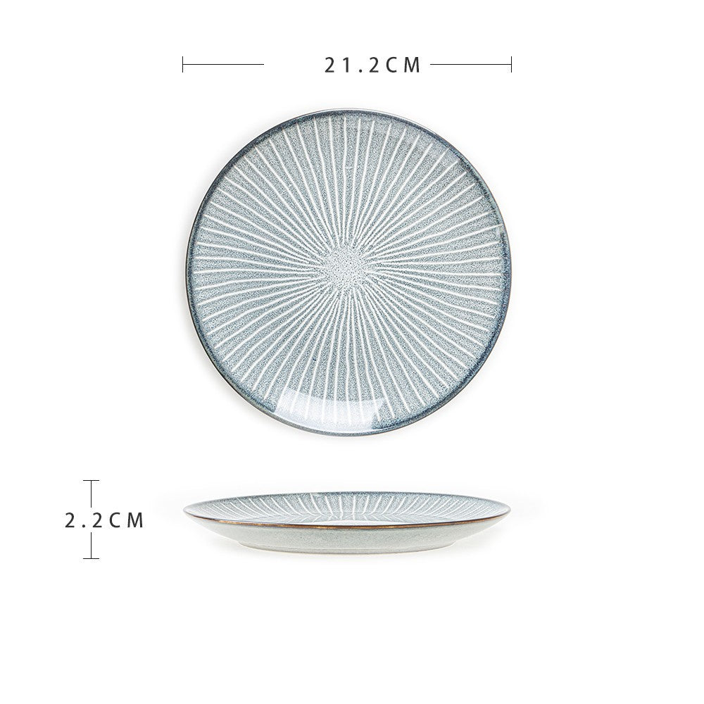 Ceramic Dinner Plate – Advanced Micro-Flaw Texture, Stylish Tableware