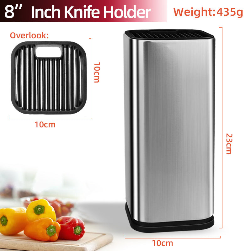 Drainable Knife & Chopping Board Holder – Kitchen Organizer