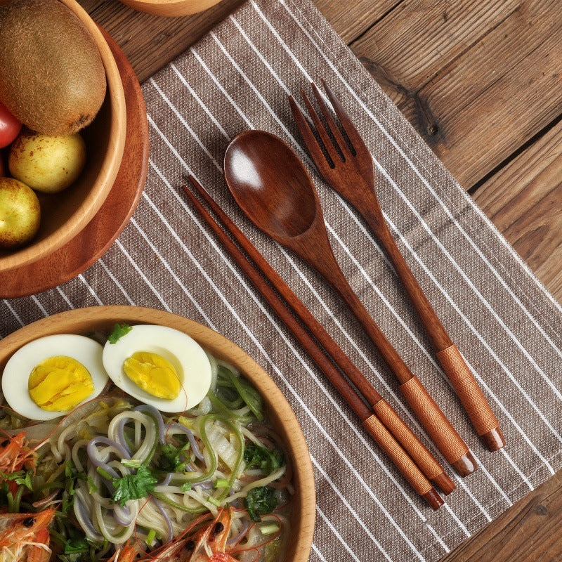Long Handle Couple Spoon & Chopsticks – Portable Tableware Set