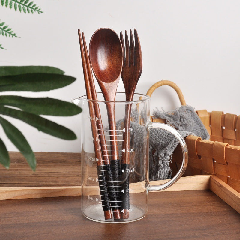Long Handle Couple Spoon & Chopsticks – Portable Tableware Set