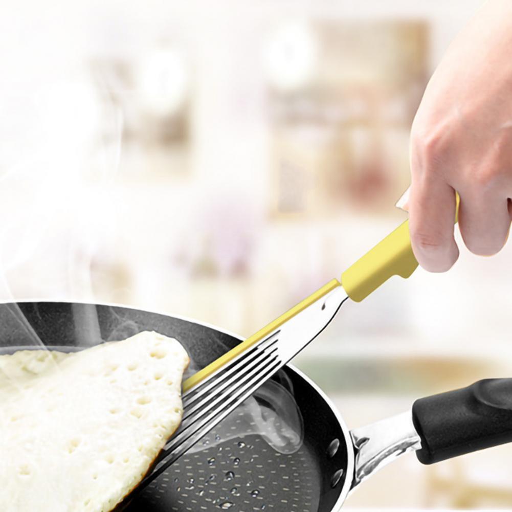Nonstick Fish Spatula – Thin Slotted Silicone Turner for Cooking
