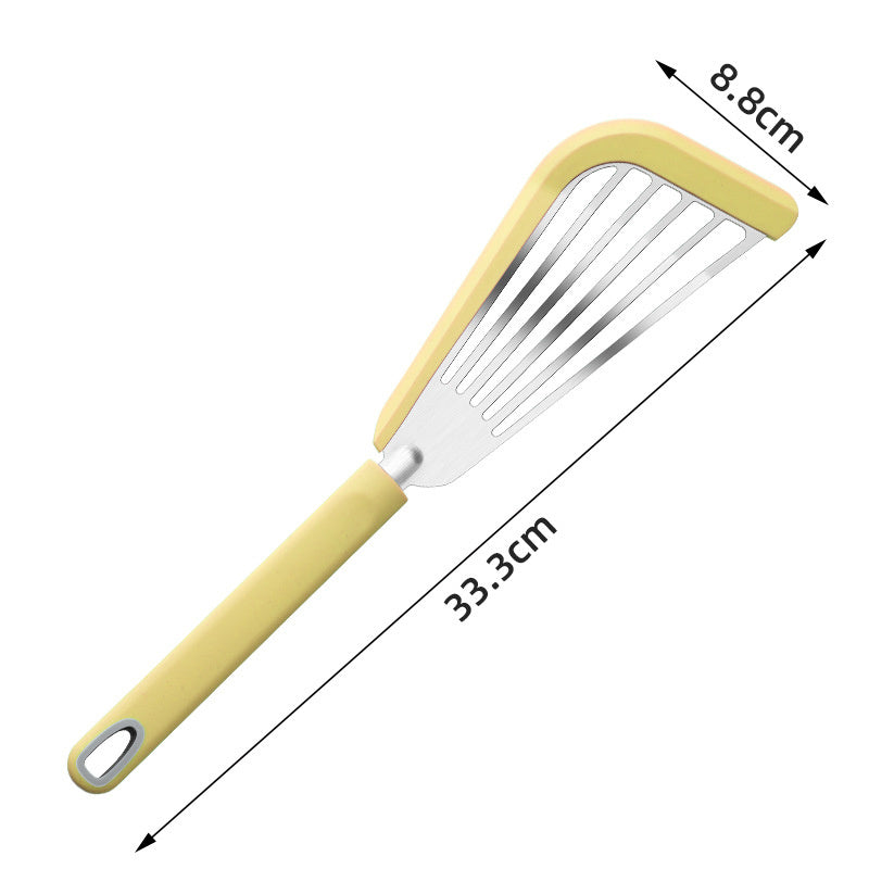 Nonstick Fish Spatula – Thin Slotted Silicone Turner for Cooking