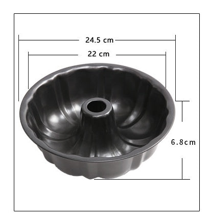 Round Deep Bundt Cake Pan – Pumpkin Shape Baking Mould