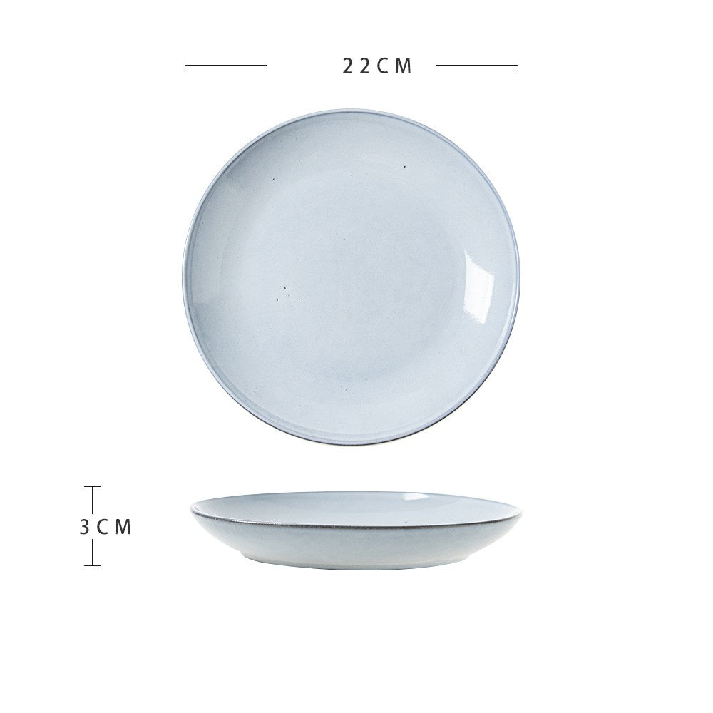 Ceramic Dinner Plate – Advanced Micro-Flaw Texture, Stylish Tableware