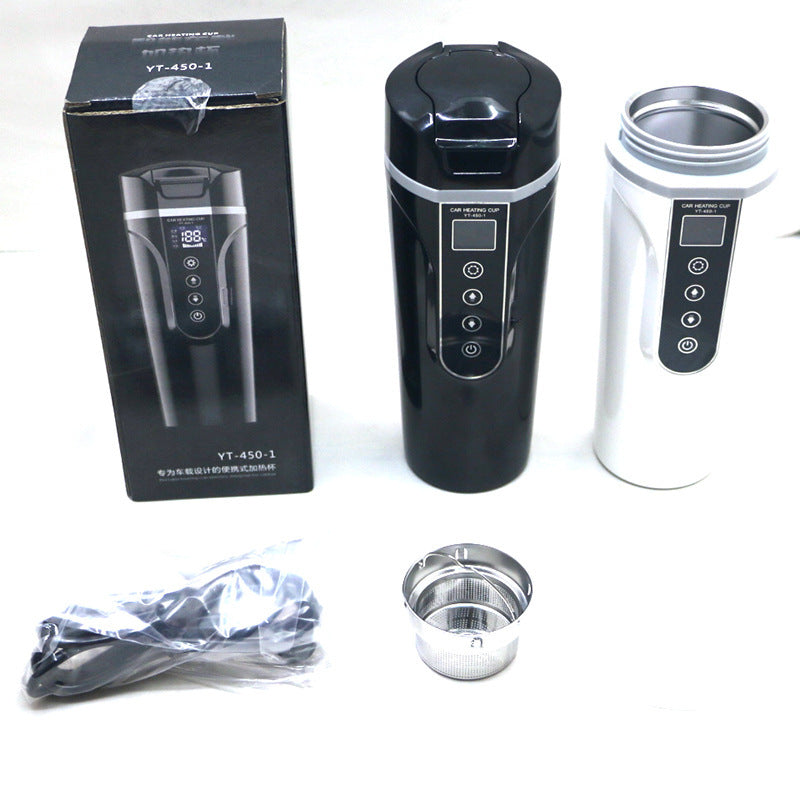 Digital Heating Water Bottle – Portable Smart Cup for Car, Home & Travel