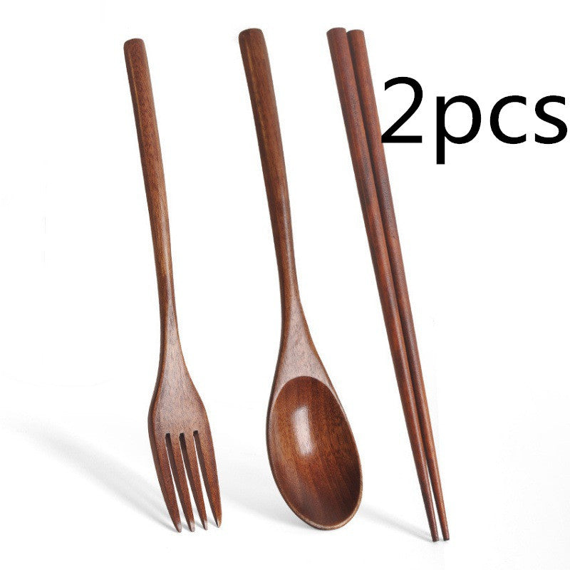Long Handle Couple Spoon & Chopsticks – Portable Tableware Set