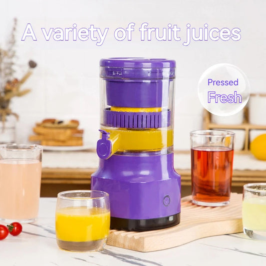 Portable Electric Juicer – USB Rechargeable Citrus Squeezer for Citruces