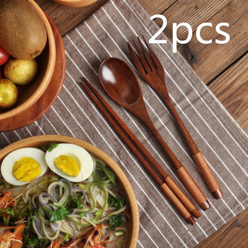 Long Handle Couple Spoon & Chopsticks – Portable Tableware Set