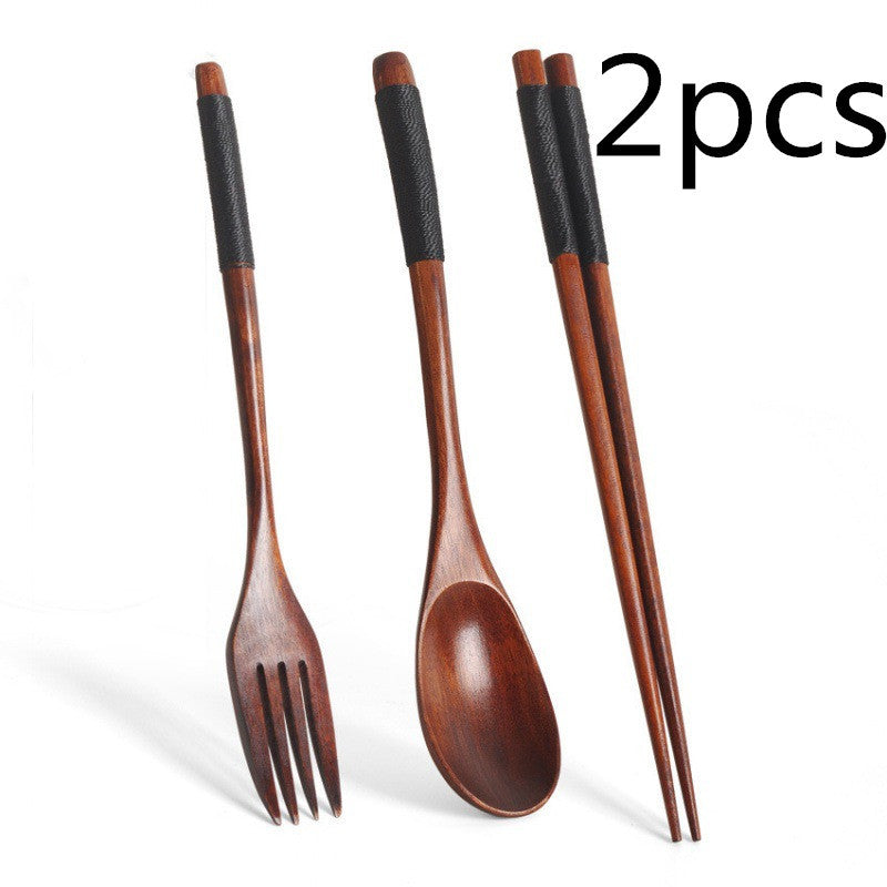 Long Handle Couple Spoon & Chopsticks – Portable Tableware Set