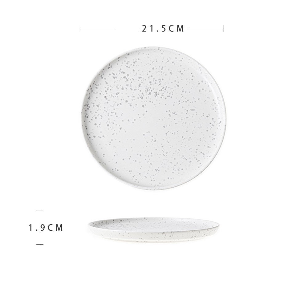 Ceramic Dinner Plate – Advanced Micro-Flaw Texture, Stylish Tableware