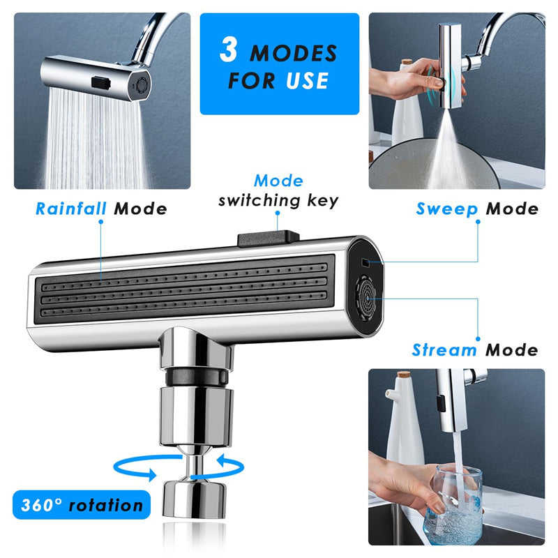 Multifunctional Faucet Extension – Universal Splash-Proof Water Bubbler