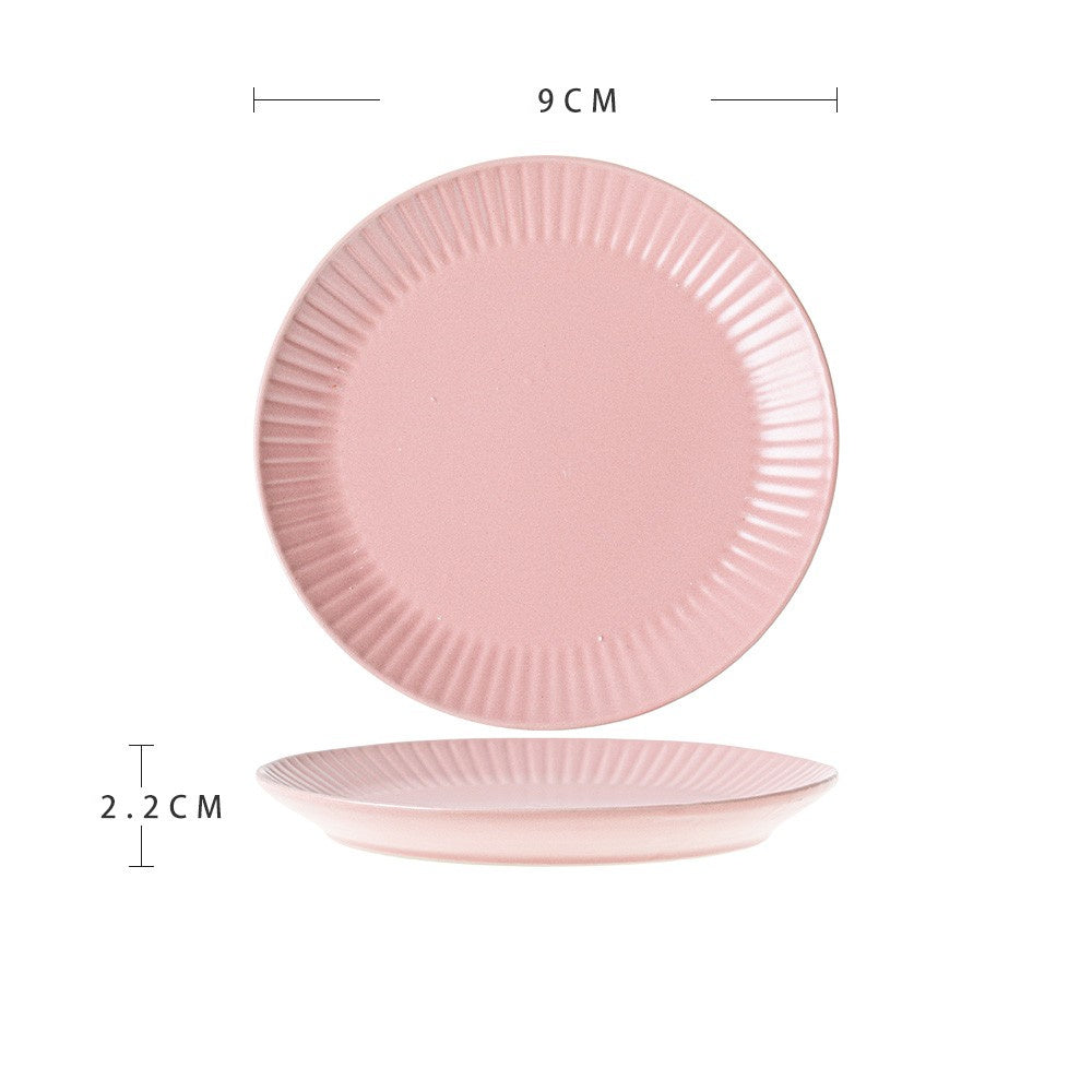 Ceramic Dinner Plate – Advanced Micro-Flaw Texture, Stylish Tableware
