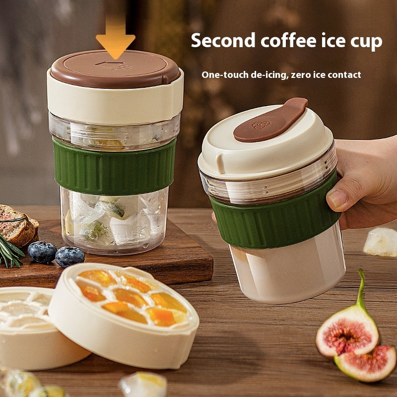 500ML Iced Coffee Cup – Portable Bottle for Office, Camping, and Travel