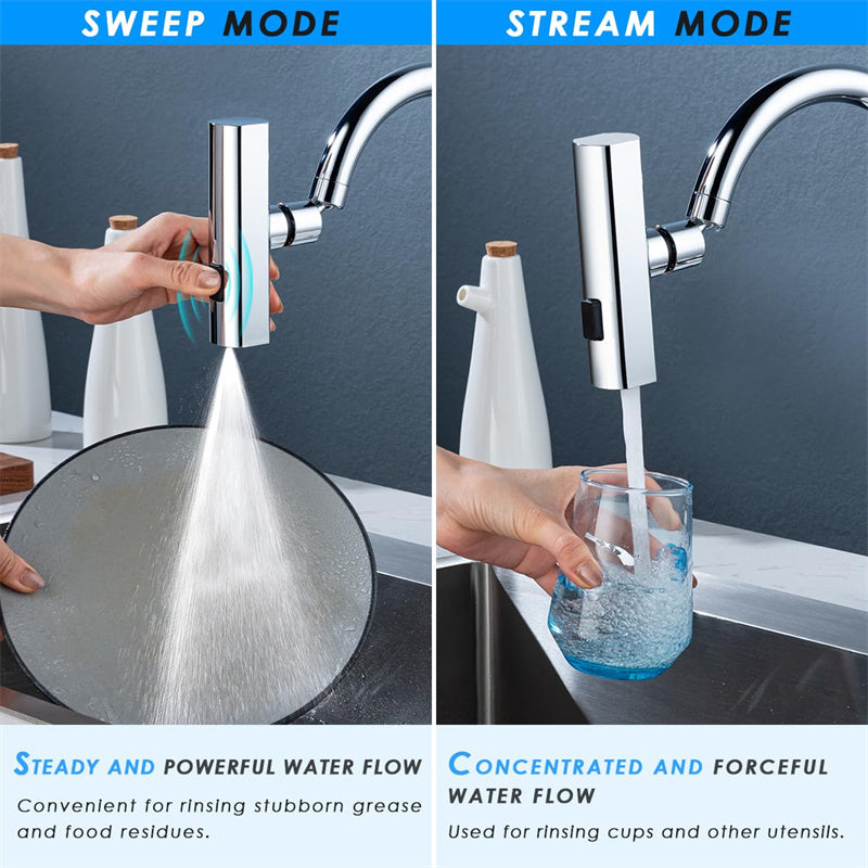 Multifunctional Faucet Extension – Universal Splash-Proof Water Bubbler