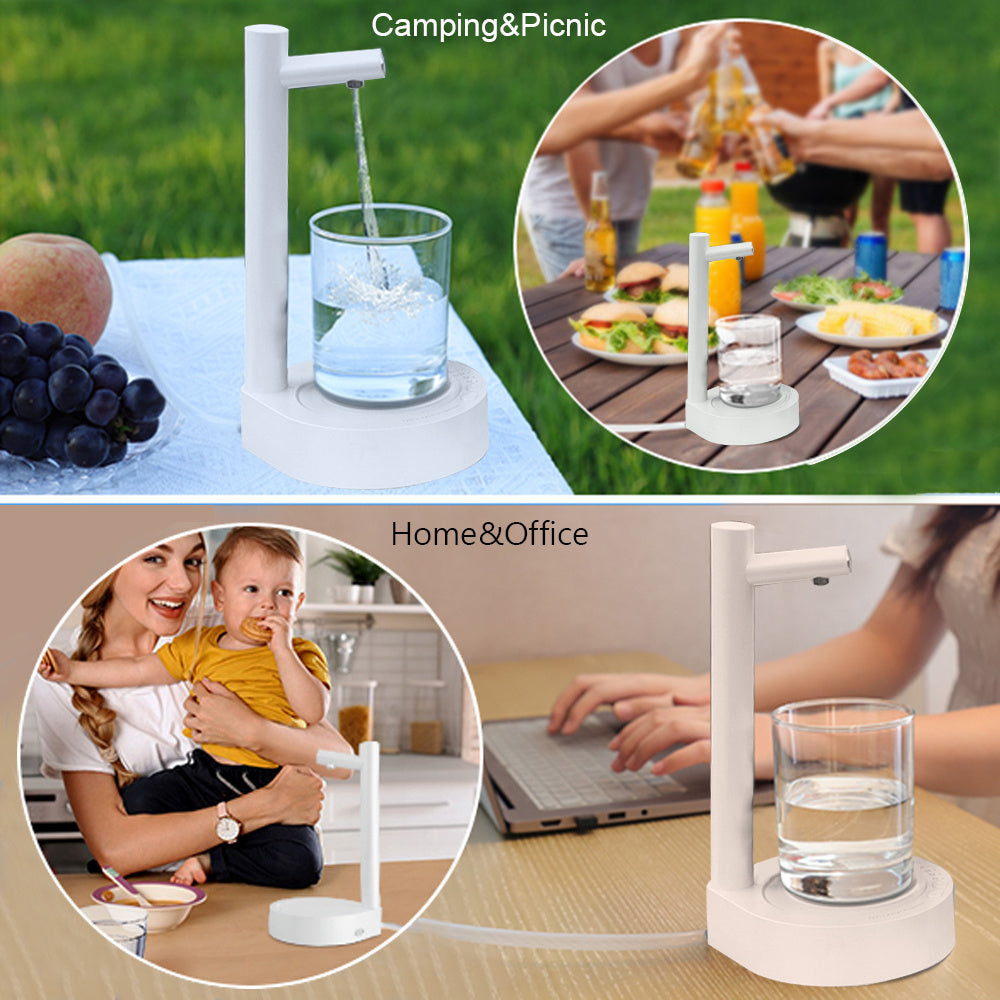 Automatic Water Bottle Dispenser – Electric Gallon Pump for Desk or Home