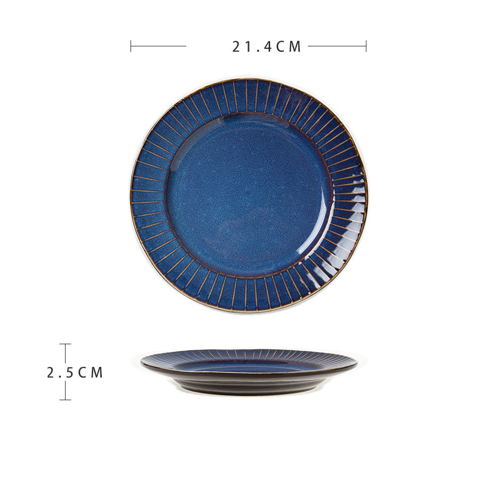 Ceramic Dinner Plate – Advanced Micro-Flaw Texture, Stylish Tableware