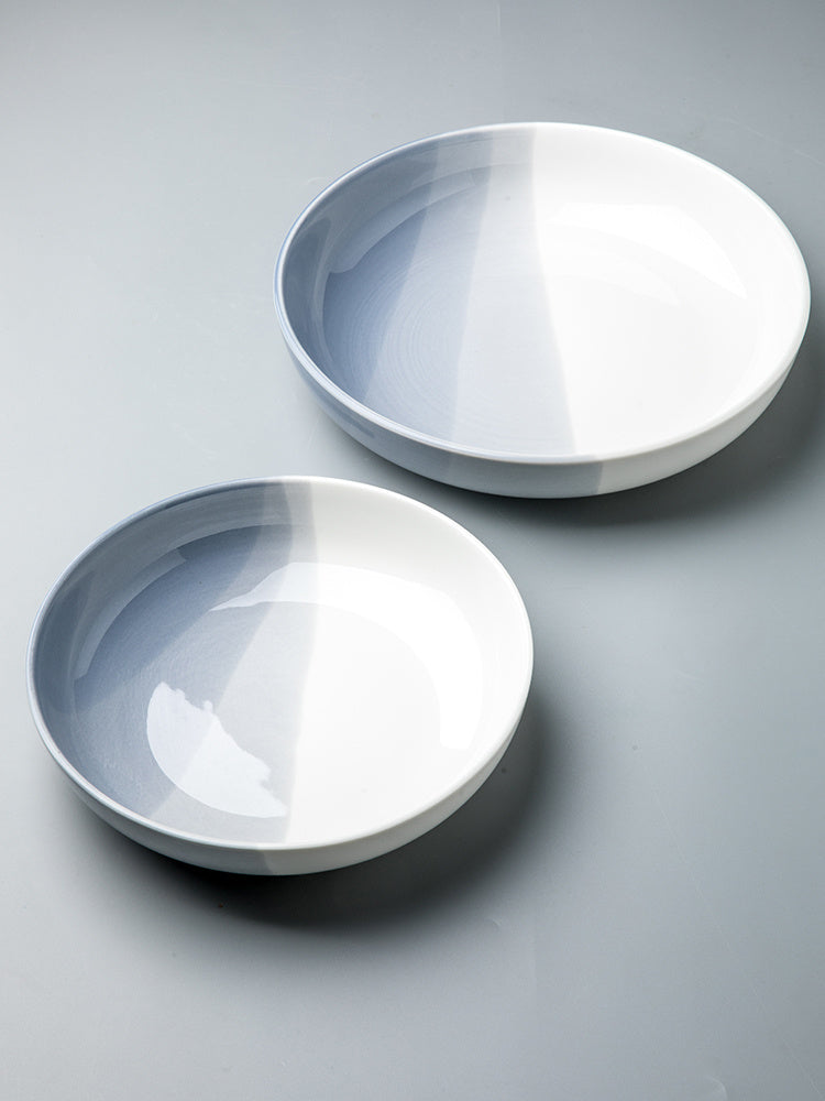 Deep Ceramic Vegetable Bowl – Nordic Style Serving Dish