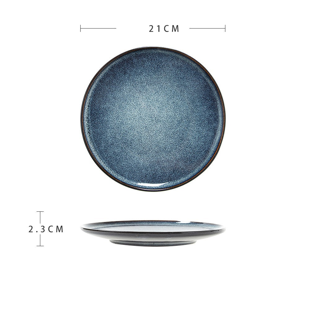 Ceramic Dinner Plate – Advanced Micro-Flaw Texture, Stylish Tableware
