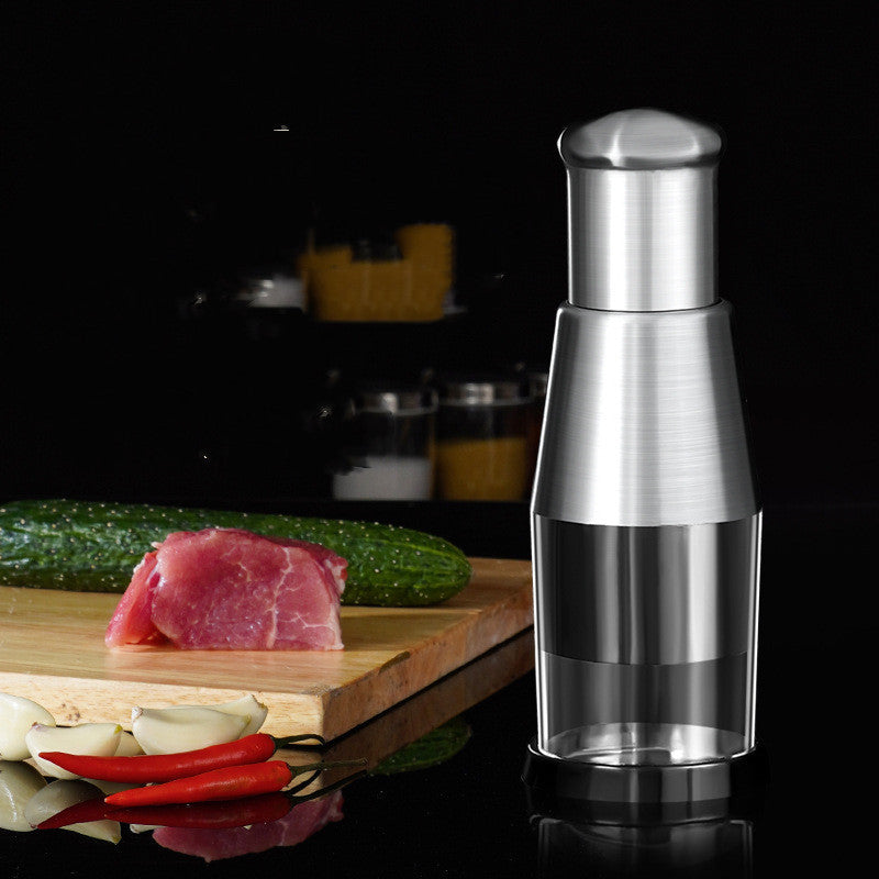 Garlic Crusher & Onion Chopper – Manual Vegetable Press